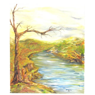 River Landscape by B. Coonfield For Sale