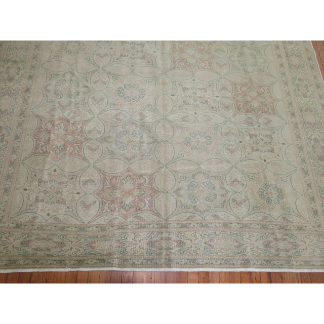 Early 20th Century Antique Turkish Sivas Room Size Carpet - 8'2" x 12'3" For Sale - Image 5 of 6