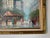 1980's Vintage T. Carson Street Scene Parisian Impressionist Oil Painting on Canvas, Framed For Sale - Image 10 of 12