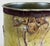 Metal Vintage Decoupage Tin Wastebasket or Umbrella Stand For Sale - Image 7 of 9