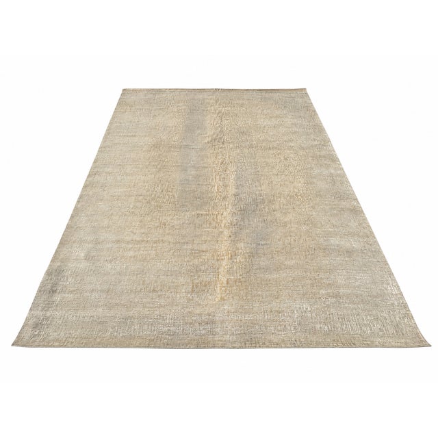 RH Restoration Hardware Matrice Wool & Silk Rug – 10' × 14' Ivory | Hand-Knotted Wool & Silk | 81 Knots Per Square Inch |...
