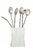 Vintage Sterling Silver Coastal Clam Shell Ice Tea Spoons, Set of 6, 1960's For Sale - Image 12 of 12