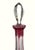 Ruby Red Late 20th Century Nachtmann Nierstein Cranberry Red Cut Crystal Decanter 7 Wine Goblets - 8 pcs For Sale - Image 8 of 9