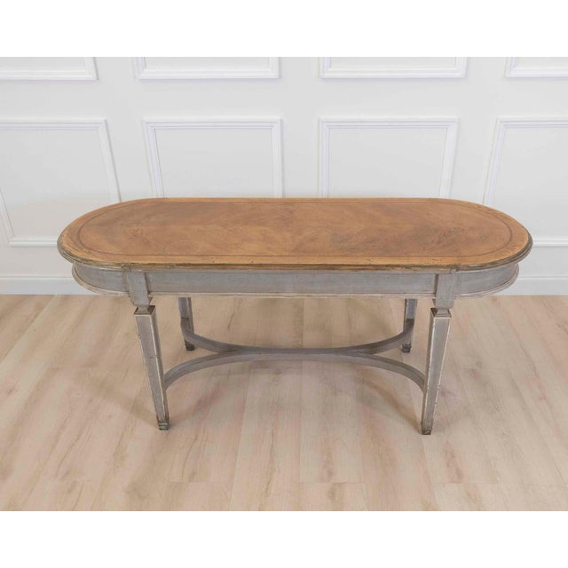 French 20th Century Painted Cutting Table For Sale - Image 4 of 8