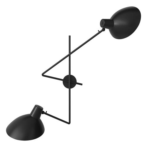 VV Cinquanta Twin Black Wall Lamp by Vittoriano Viganò for Astep For Sale - Image 9 of 9