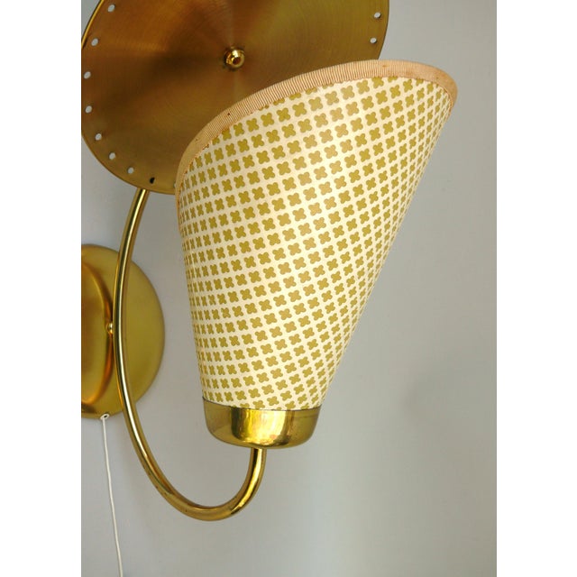 Wall Lamp in Brass, Germany, 1960s For Sale - Image 9 of 18