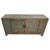 Antique Mongolian sideboard featuring beautifully timeworn character with original teal-painted finish, naturally...
