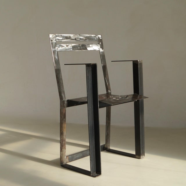 Modern Modern Steel Chair by Albert in T Veld, 1980s For Sale - Image 3 of 18