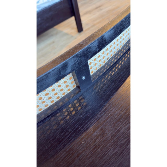 2020s Brice Black Bedside Table With Drawers For Sale - Image 5 of 6