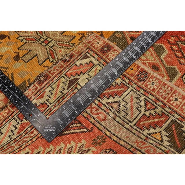 Late 20th Century Late 20th Century Vintage Turkish Oushak Rug - 04'09 X 10'02 For Sale - Image 5 of 8