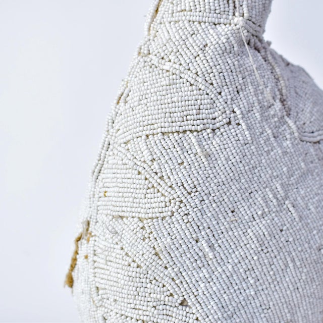 Early 20th Century Yoruba Beaded White Chicken Nigeria For Sale - Image 9 of 15