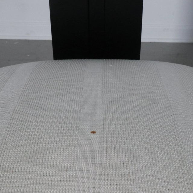 80s Post Modern Sculptural High Back Barrel Side Chairs - Set of 4 For Sale In Tampa - Image 6 of 8