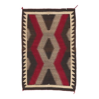 Early 20th Century Antique Ganado Navajo Style Rug - 02'04 X 03'06 For Sale