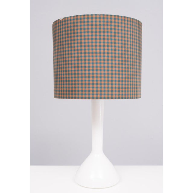 White Opaline Glass Table Lamp from Kastrup Holmegaard, Denmark, 1960s For Sale - Image 8 of 11