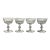 Early 20th Century Seneca Cut Glass Champagne - Set of Four For Sale
