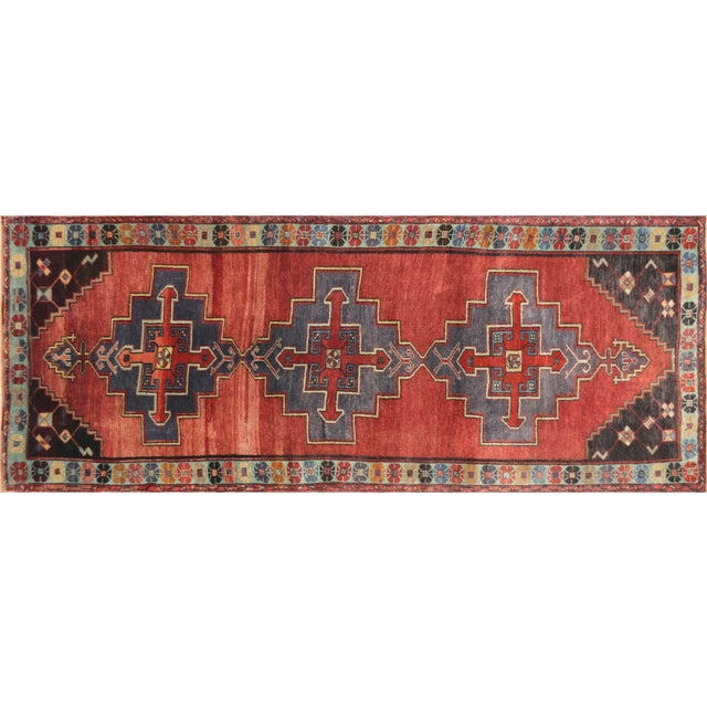 1960s 1960s Turkish Oushak Runner For Sale - Image 5 of 5
