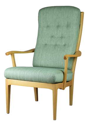 Swedish Model Stora Fjäderbrickan Chair by Carl Malmsten for O.H. Sjögren, 1970s