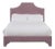 Kit King Bedframe, Plum Linen For Sale