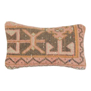 Turkish Lumbar Rug Pillow Cover For Sale