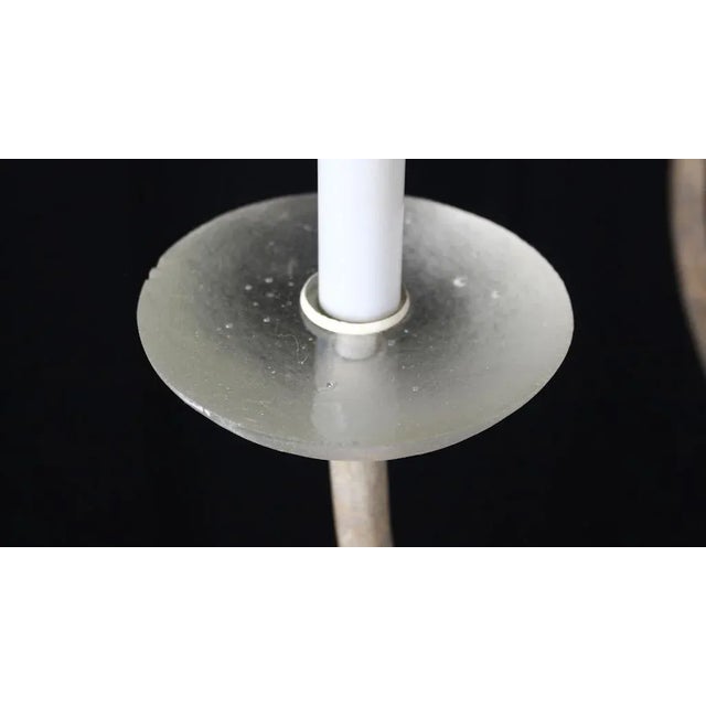 Fine Arts Lamps Co. Six Branch Light Fixture Chandelier For Sale - Image 10 of 13