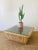 Vintage 1980s Woven Rattan / Reed Square Coffee Table McGuire Style For Sale In Palm Springs - Image 6 of 11