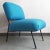 1950s Vintage Blue Armchair, 1950s For Sale - Image 5 of 5