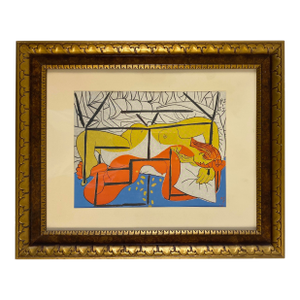 Picasso Style Mid-Century Modern Print
