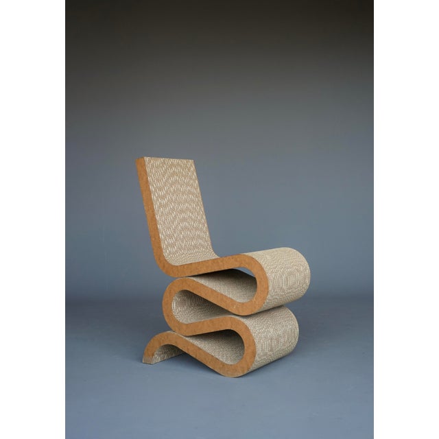 Postmodern Easy Edges Wiggle Sidechair by Frank Gehry for Vitra, 1990s For Sale - Image 3 of 16