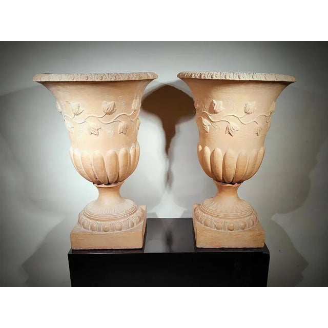 Antique Terracotta Cups, 1846, Set of 2 For Sale - Image 3 of 12