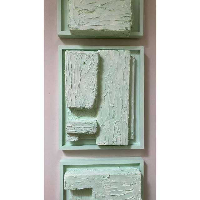 2020s 2021 "Abstract Series 03" Contemporary Sculptural Wall Objects, 4 Pieces For Sale - Image 5 of 11