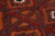 1910s Hand-Knotted Antique Rug Red Moroccan Runner - High Pile and Diamond Pattern For Sale - Image 5 of 10