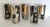 Mid 20th Century Set of 5 Cera Tall 22k Gold and Black Glasses For Sale In Los Angeles - Image 6 of 6