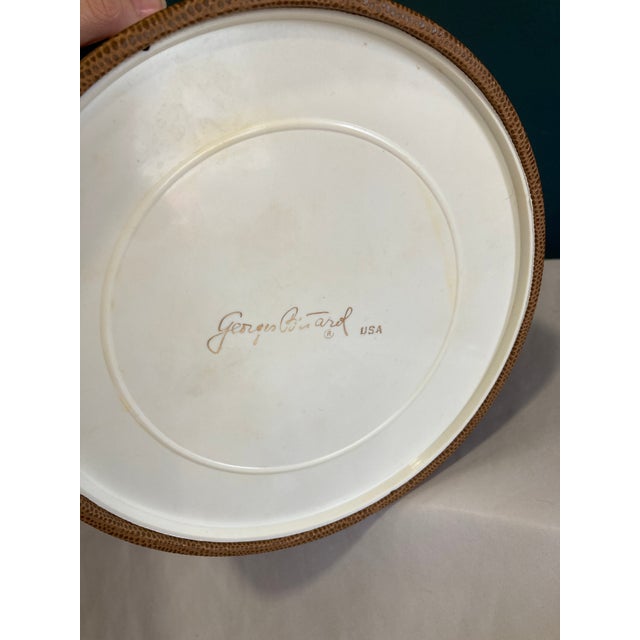 Mid 20th Century Georges Briard Mid-Century Ice Bucket With Faux Leather For Sale - Image 11 of 12