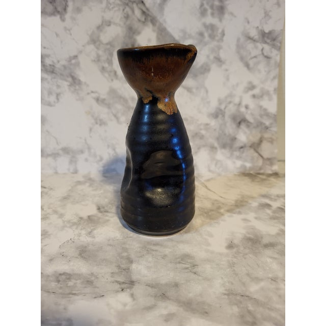 1990s Japanese Studio Pottery Saki Vessel For Sale In San Francisco - Image 6 of 13