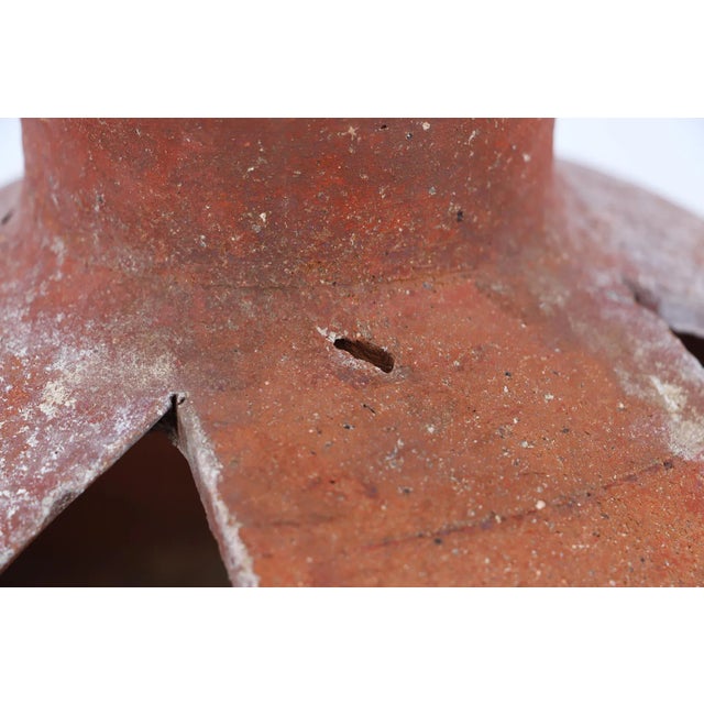 18th Century Portuguese Baroque Terracotta Table Lantern For Sale - Image 6 of 12