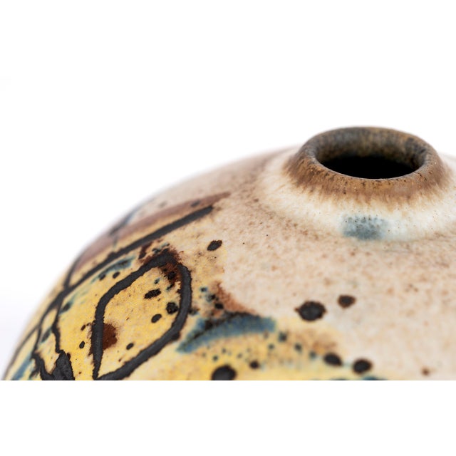 1960s Clyde Burt Ceramic Vessel For Sale - Image 5 of 7