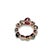 Bochic "Capri" Ruby & Multi Tourmalines Ring Set In 18K Gold & Silver For Sale - Image 4 of 8