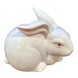 Fitz and Floyd Vintage Porcelain Bunny Rabbit For Sale