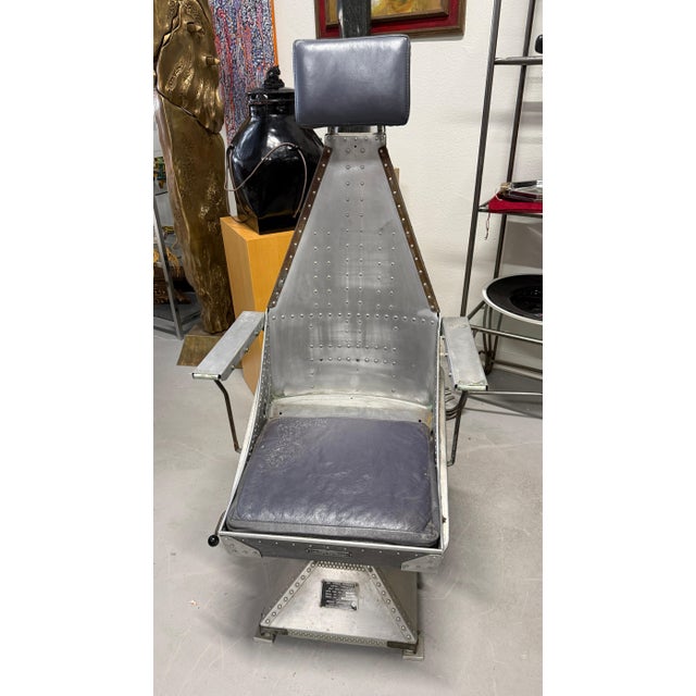 1940-1950’s USAF Aluminum Aircraft Seat For Sale - Image 13 of 18