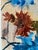 Cornflower Blue Original Oil-Jardin d'Hiver 2026-Oil, Impasto and Gold Leaf-Shizico Yi-British Awarded Artist For Sale - Image 8 of 18