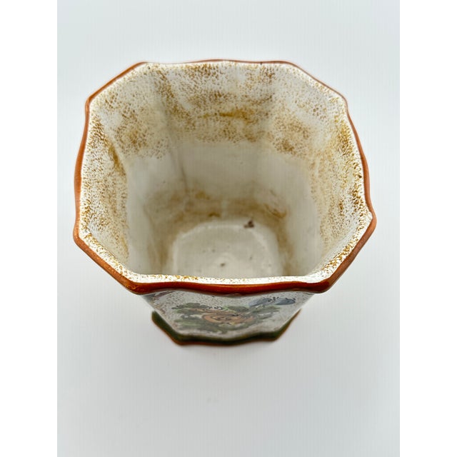 Vintage Floral Cachepot For Sale - Image 4 of 8