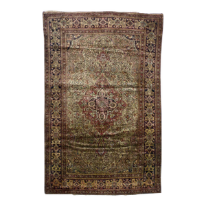 Extremely Fine Persian Mohtasham Kashan Silk Woven by a Master Weaver Rug