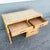 Boho Chic Boho Chic Wicker Inlaid Glass Top Writing Desk For Sale - Image 3 of 12