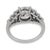 1920s 1920s Gia 2.04 Carat Cushion and French Cut Diamond Platinum Engagement Ring, Size 6 For Sale - Image 5 of 7