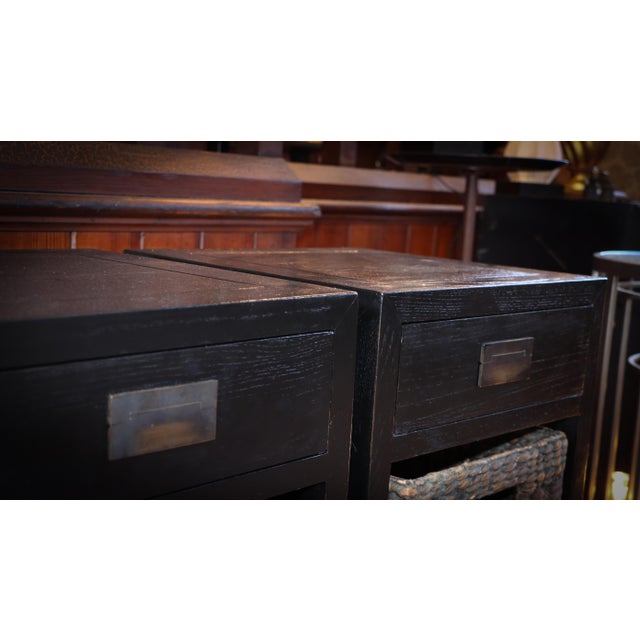 Vintage Lombok Canton Bedside Tables in Ash, 2010s, Set of 2 For Sale - Image 6 of 18