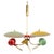 Mid-Century Chandelier in Enamel Metal and Brass in the style of Stilnovo, Italy, 1950s For Sale - Image 17 of 17