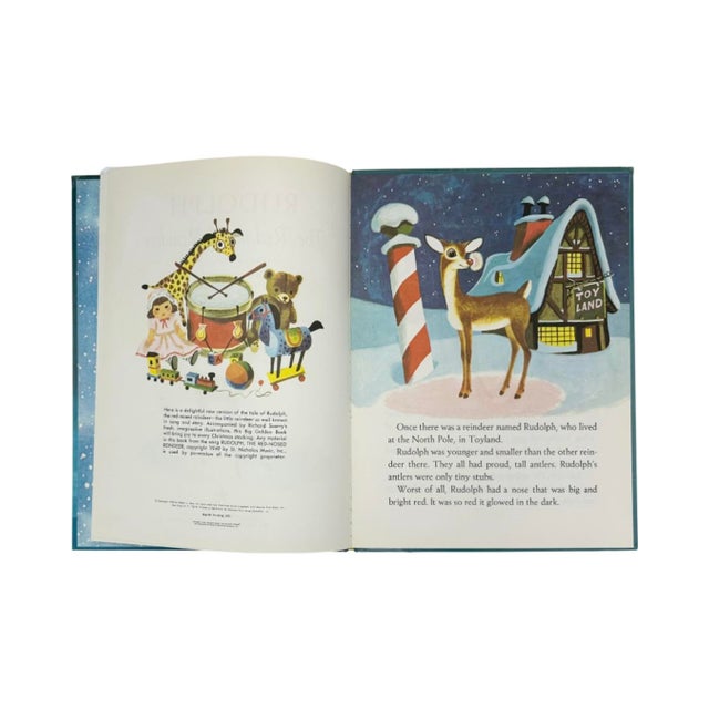 Rudolph the Red-Nosed Reindeer by Barbara Shook Hazen 1971 Christmas Holiday For Sale - Image 4 of 12