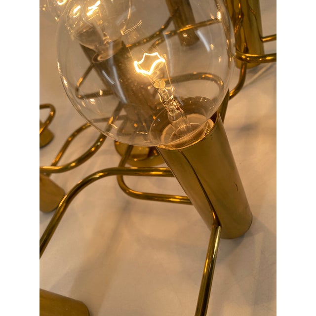 9-Light Ceiling Lamp by Gaetano Sciolari for Leola, Germany, 1980s For Sale - Image 13 of 18