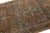 Antique Mahal Runner Rug – Distressed Terracotta & Muted Blue Wool For Sale In New York - Image 6 of 9