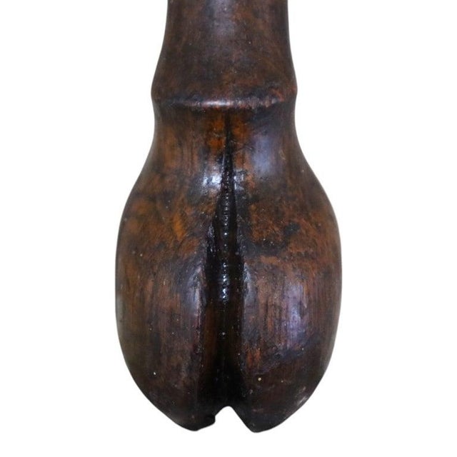 Traditional Rj Horner Attr Oak & Brass Hoof Foot Coat Rack C1920 For Sale - Image 3 of 11